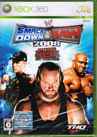 WWE 2008 SmackDown vs Raw Vi(ă`FbN) [x360]