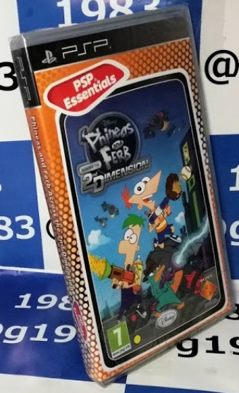 [即納]海外輸入Phineas & Ferb Across the Second Dimension(Essentials)新品 [PSP]