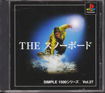 中古帯無 SIMPLE1500シリーズ Vol27 THE スノーボード [PS1]