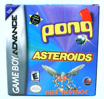 中古箱有説有 海外輸入品 Pong／Asteroids／Yar’s Revenge [GBA]