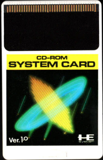 中古 CD-ROM2 システムカード Ver.1.0 [PCE]
