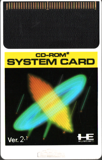 Ô CD-ROM2 VXeJ[h SYSTEM CARD Ver.2.1 [PCE]