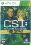 CSI  Fatal Conspiracy [Xbox360]