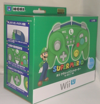 ホリ クラシックコントローラー For Wii U Wii ルイージ Wiiwiiu