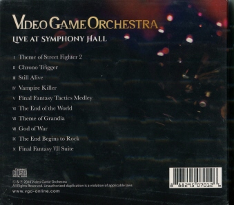 (ATgCD) LIVE AT SYMPHONY HALL/VIDEO GAME ORCHESTRA