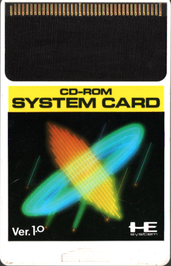  CD-ROM2 VXeJ[h SYSTEM CARD Ver.1.0