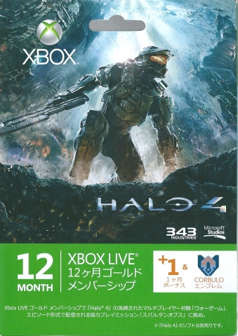 Xbox LIVE 12J+1J S[ho[Vbv HALO4 GfBV