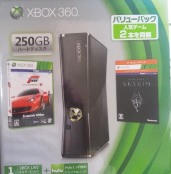Xbox360 250GB バリューパック フォルツァ4 スカイリム同梱[Xbox360]
